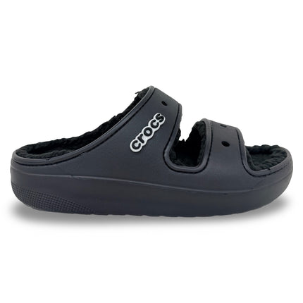 Crocs Classic Cozzzy Sandal – Black/Black