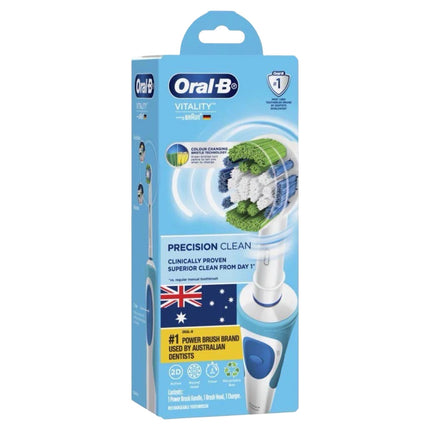 Oral-B Vitality Precision Clean, CrossAction & FlossAction Electric Toothbrush 3 Pack