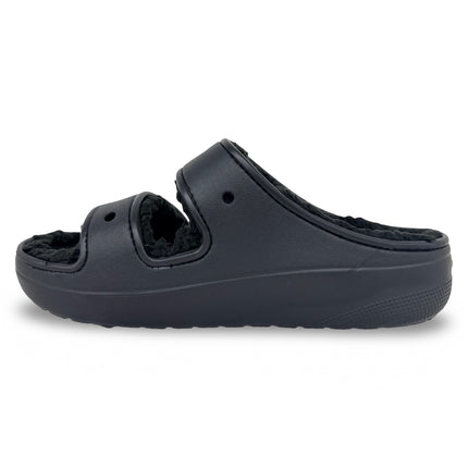 Crocs Classic Cozzzy Sandal – Black/Black