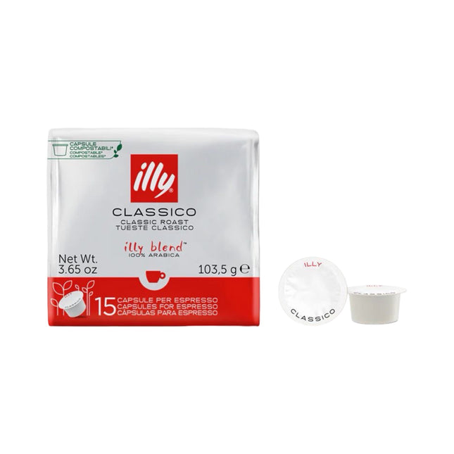Illy MPS Coffee Capsules Variety Pack 90 Pack (Classico & Intenso – 6 x 15)