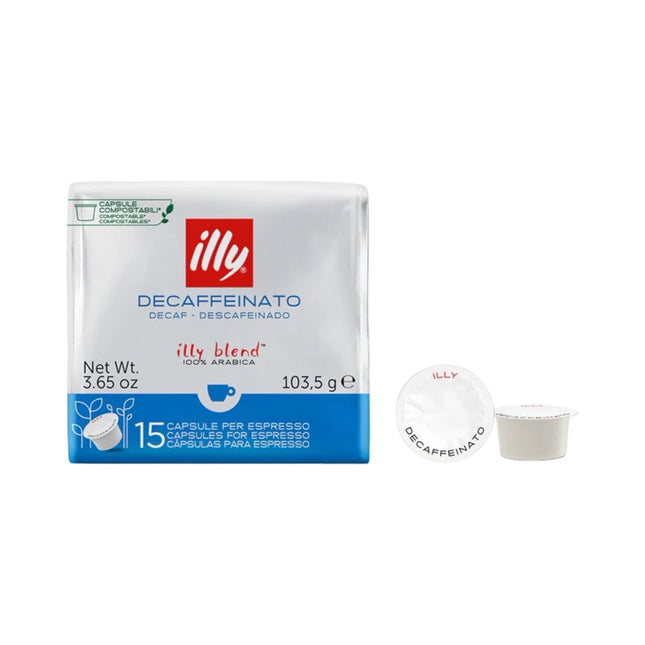 Illy Decaf MPS Coffee Capsules 15 Pack