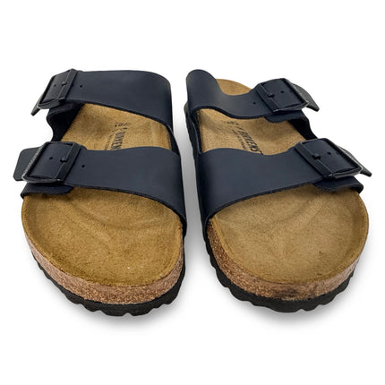Birkenstock Arizona Unisex Leather Regular Fit Sandals – Black