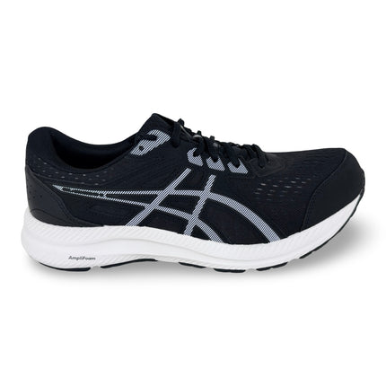 ASICS Men’s GEL-Contend 8 Extra Wide 4E Running Shoes in Black/White