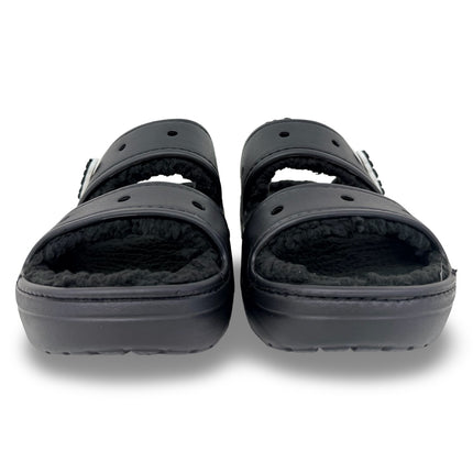 Crocs Classic Cozzzy Sandal – Black/Black