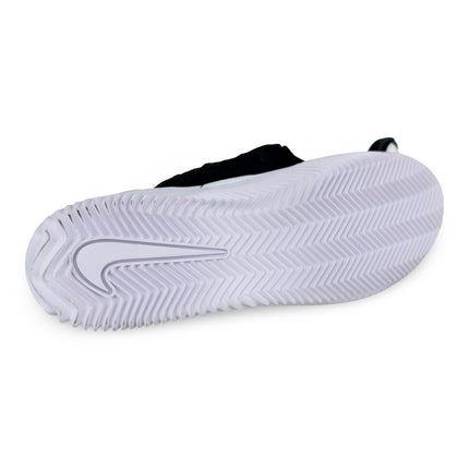 Close-up detail of Nike BRSB unisex mesh and swoosh design – Black/White-Black-White