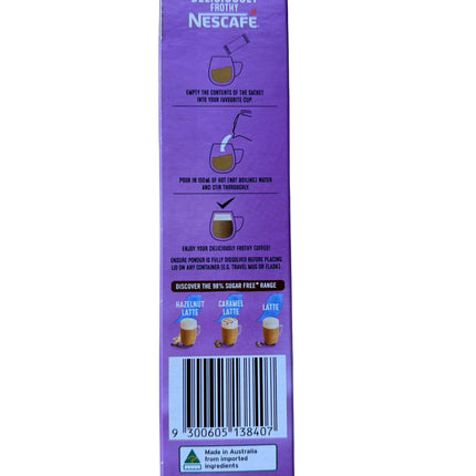 Nescafe Mocha Coffee Sachets 98% Sugar Free – 10 Pack