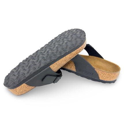 Birkenstock Gizeh Unisex Regular Fit Birko-Flor Sandals – Black