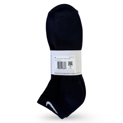 Nike low-cut cushioned socks 3-pack – black and white