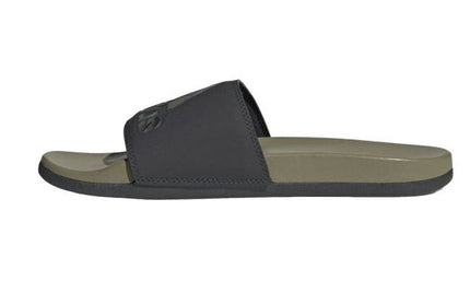 Adidas Men's Adilette Comfort Slides - Green/Carbon/White