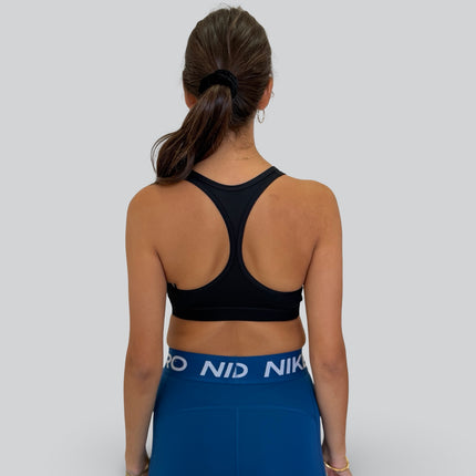 Back view of Nike women’s racerback sports bra for training