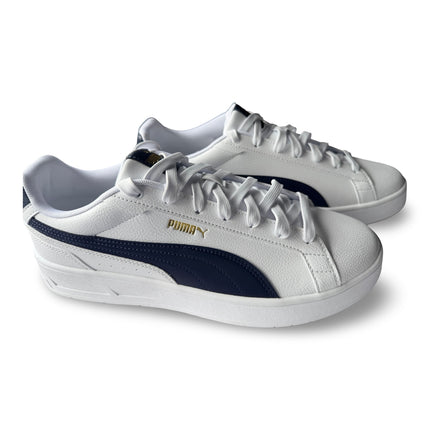 Puma Men’s Court Classico Sneakers – White/Black/Gold