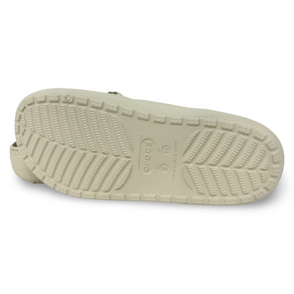 Crocs Classic Cozzzy Sandal – Bone/Mushroom