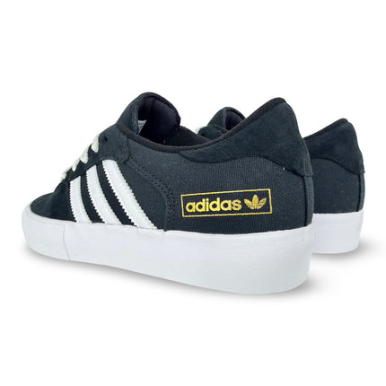 Adidas Originals Men's Matchbreak Super Skate Shoe – Core Black / Cloud White / Gold Metallic