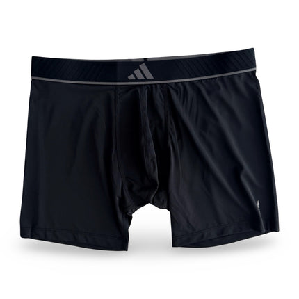 Adidas Men's Active Microflex Boxer Briefs 3-Pack, Black