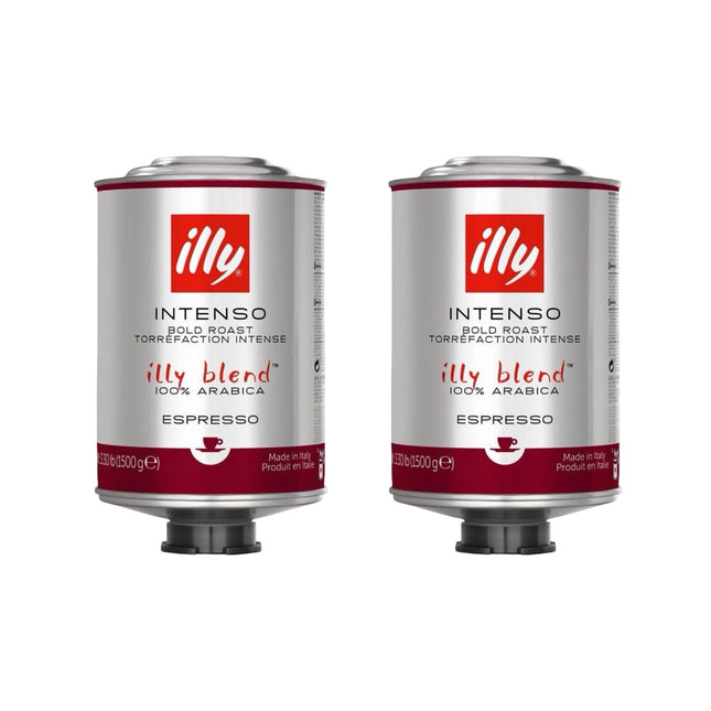 Illy Intenso Whole Bean Coffee Bold Roast 3kg (2 x 1.5kg)