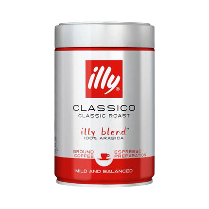 Illy Classico Ground Coffee Medium Roast 250g