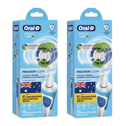 Oral-B Vitality Precision Clean Electric Toothbrush 2 Pack