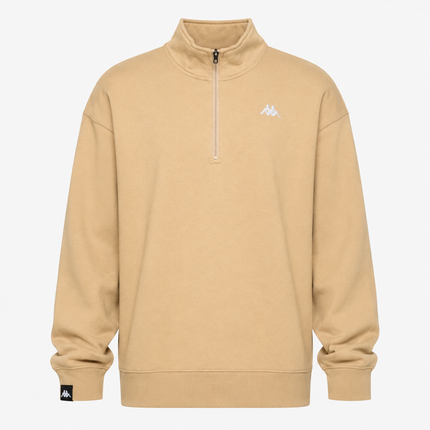 Kappa Authentic Sved Unisex Jumper - Beige / Irish-White