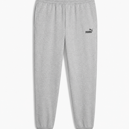 Puma Men's Cuff Trackpants / Tracksuit Pants - Light Grey Heather