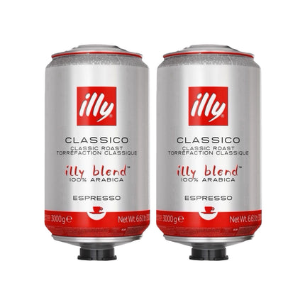 Illy Classico Whole Bean Coffee Medium Roast 6kg (2 x 3kg)