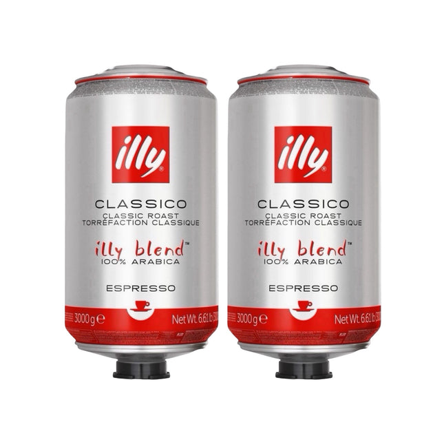 Illy Classico Whole Bean Coffee Medium Roast 6kg (2 x 3kg)