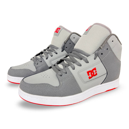 DC Men's Manteca 4 HI Shoes - White/Grey/Orange