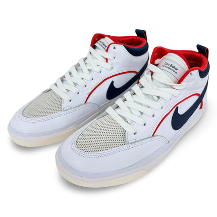 Nike Men's SB React Leo PRM Sneakers – White/Midnight Navy