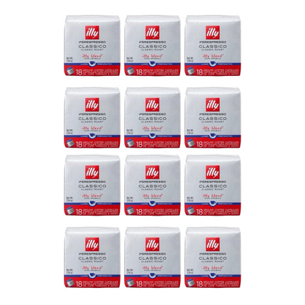 Illy Lungo Classico iPerespresso Capsules Medium Roast 216 Pack (12 x 18)