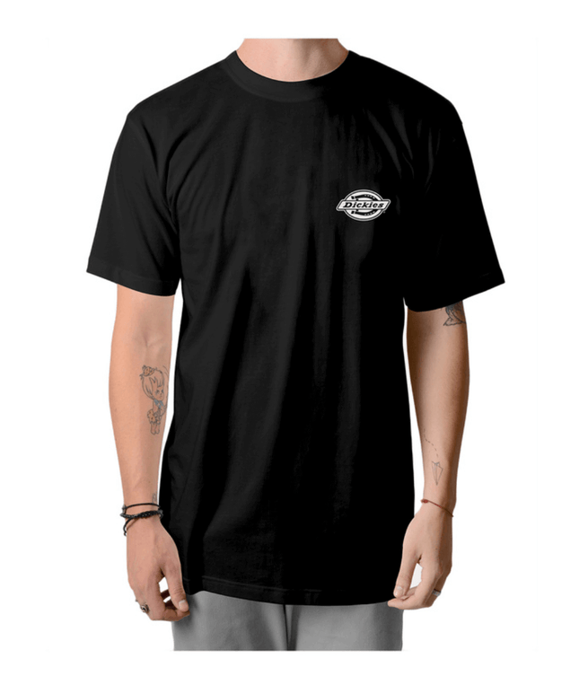 Dickies Mens Logo Graphic T-Shirt Black