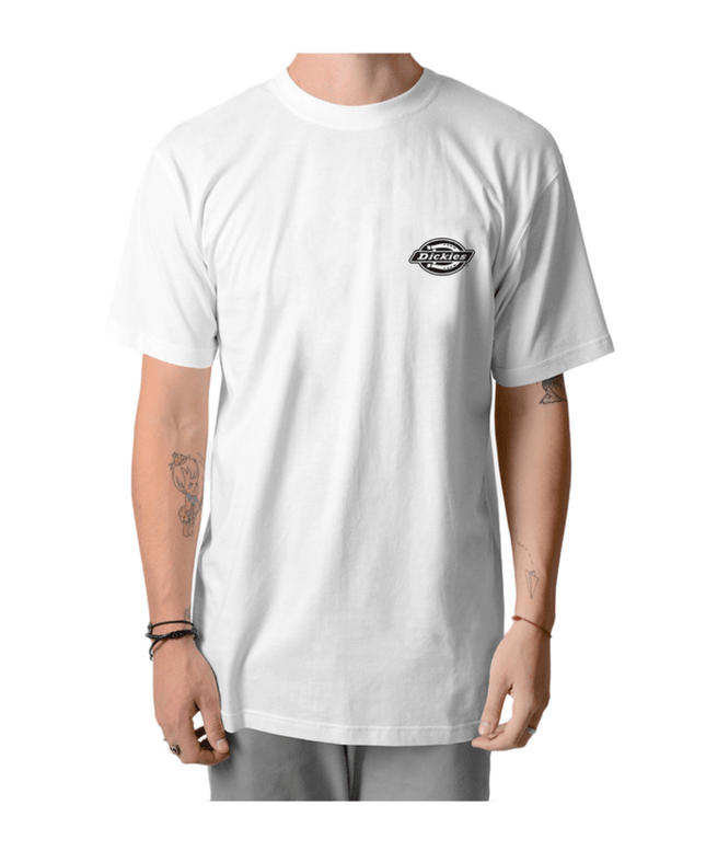 Dickies Mens Logo Graphic T-Shirt White