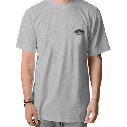 Dickies Mens Logo Graphic T-Shirt Grey Marle