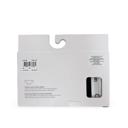 Calvin Klein Cotton Stretch Bikini 3 Pack - Black/Black/Black