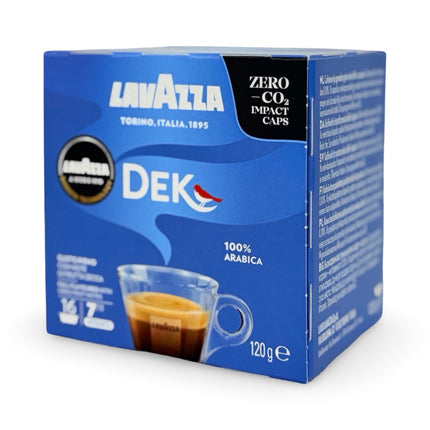 Lavazza A Modo Mio Dek Decaf Coffee Pods – 96 Pods (6 Packs x 16 Pods)