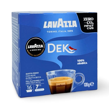 Lavazza A Modo Mio Dek Decaf Coffee Pods – 96 Pods (6 Packs x 16 Pods)