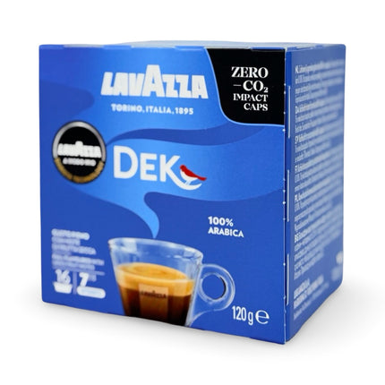 Lavazza A Modo Mio Dek Decaf Coffee Pods – 96 Pods (6 Packs x 16 Pods)