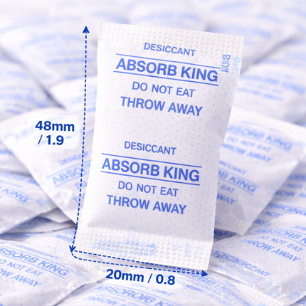 Silica Gel Packets 1g Moisture Absorber Desiccant Reusable 1000pcs