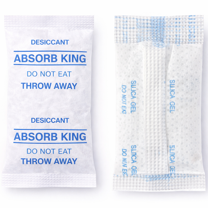 White silica gel packets moisture absorber for packaging and electronics