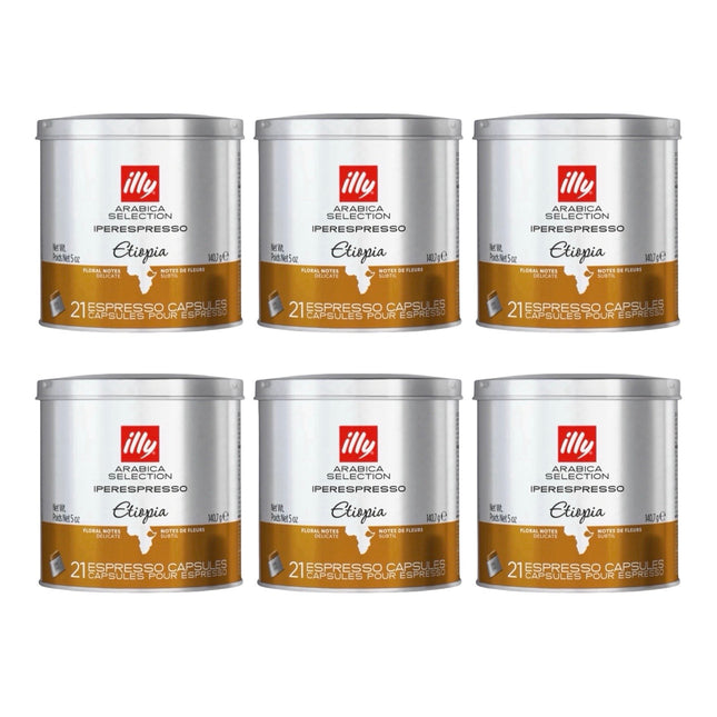 Illy Arabica Selection iPerespresso Capsules Ethiopia 126 Pack (6 x 21)