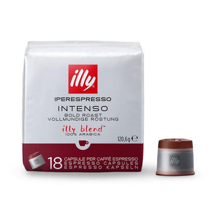 Illy Intenso iPerespresso Capsules Bold Roast 18 Pack