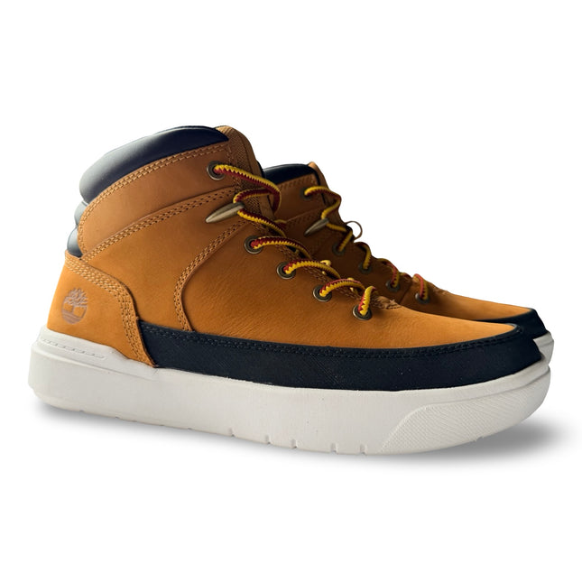 Timberland Mens Senece Bay Mid Hiker Boots - Wheat Nubuck