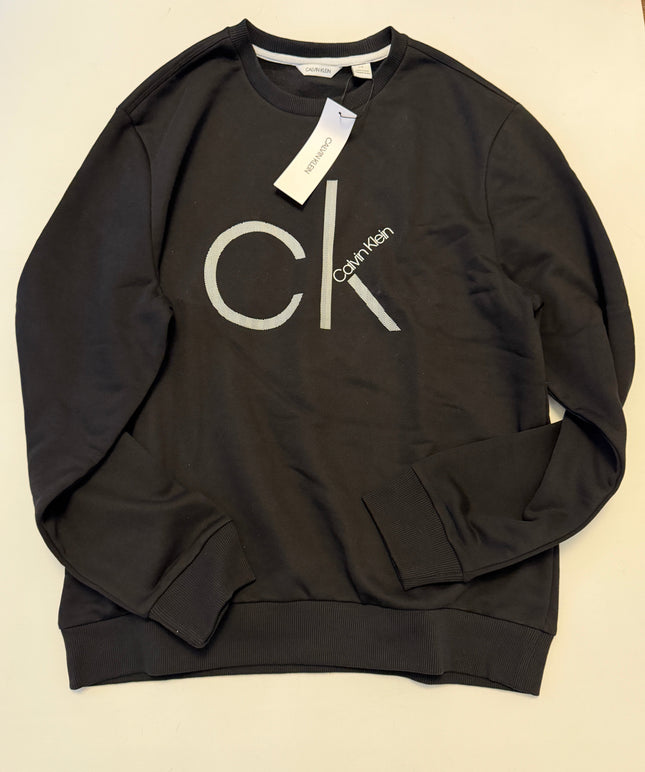 Calvin Klein Men's Holiday Fleece Sweater - Black
