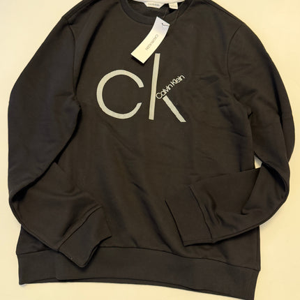 Calvin Klein Men's Holiday Fleece Sweater - Black