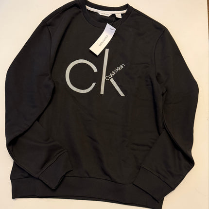 Calvin Klein Men's Holiday Fleece Sweater - Black
