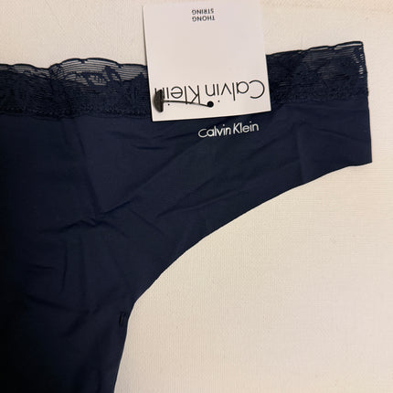 Calvin Klein Women's Thong Underwear 1 Pack - Navy