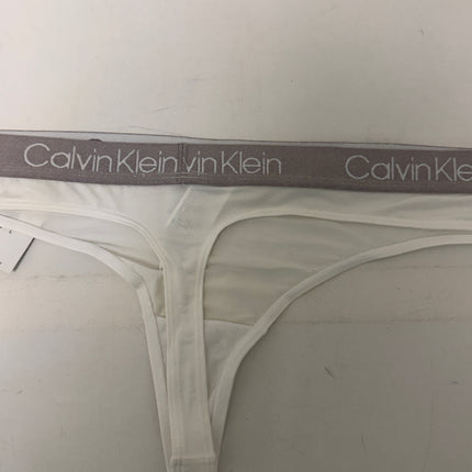 Calvin Klein Women's Thong Underwear 1 Pack - White