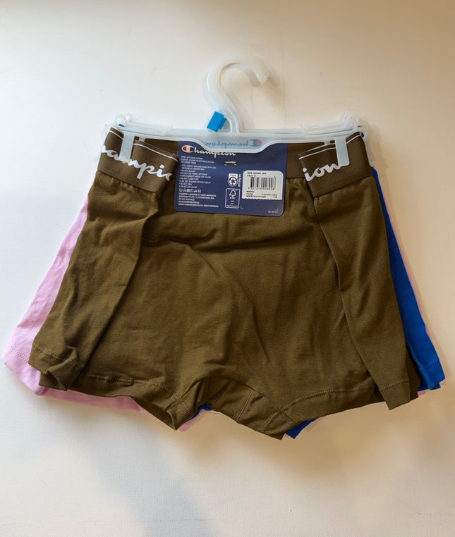 Champion Men's Athletic Soft Cotton Trunk 3 Pack - Pink/Blue Believer/ Dance Monkey