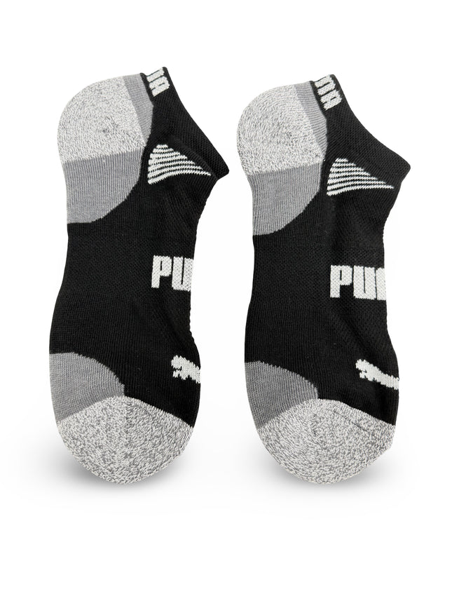 Puma men’s cushioned CoolCell socks black and dark grey