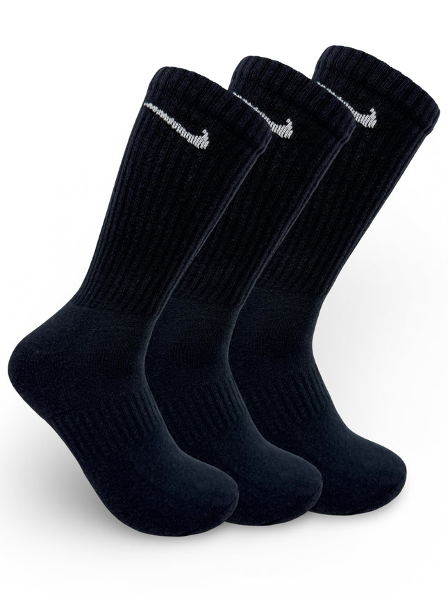 Nike Everyday Cushion Crew Socks 3-Pack - Black