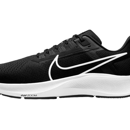 Nike Men's Air Zoom Pegasus 38 4E Running Shoes - Black/White/Anthracite Volt