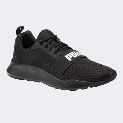 Puma Men's Wired Run Shoes - Black/White